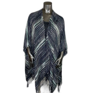 Mixit Fringed Poncho Boho Revival Festival Lightweight NWOT One Size Fits Most